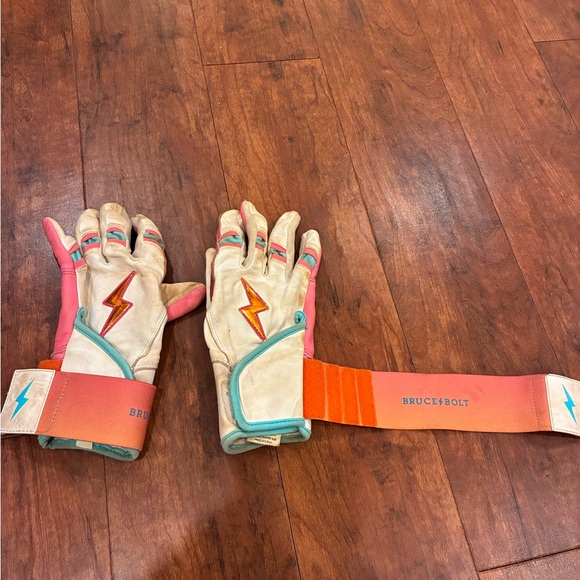 Orange and Cream Outdoor Game Gloves